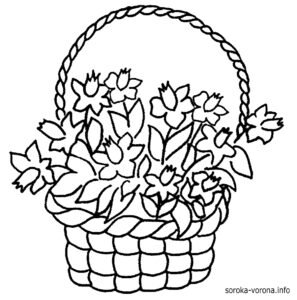 8 березня - розмальовка