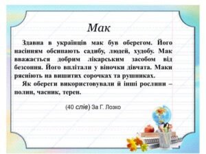 Мак - диктант 2 клас