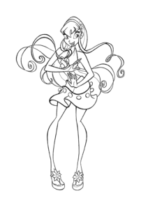 Вінкс - розмальовка