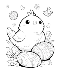 Розмальовка на Великдень