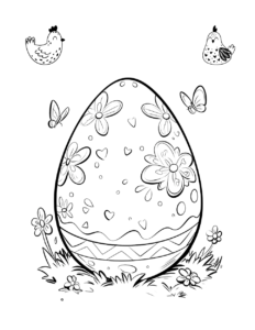 Розмальовка на Великдень