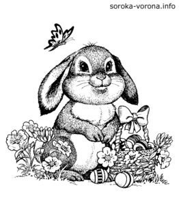 Розмальовки до Великодня