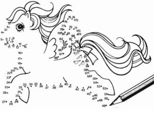 Коник - поєднай крапочки