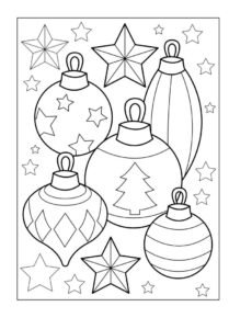 Іграшки - Різдвяна розмальовка