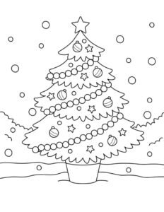 Ялинка - Різдвяна розмальовка