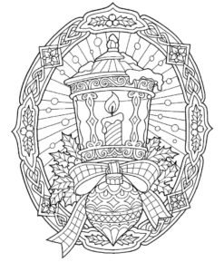 Різдвяна розмальовка