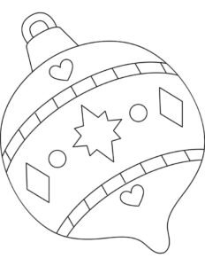 Іграшка - Різдвяна розмальовка