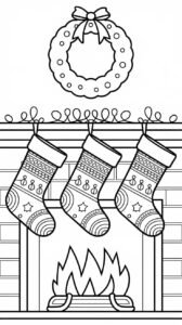 Різдвяні розмальовки