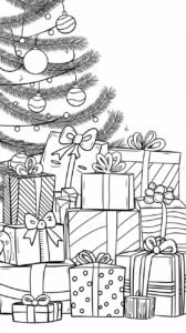Різдвяні розмальовки