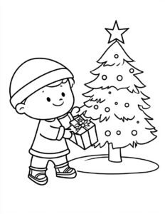 Різдвяні розмальовки