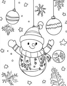 Різдвяні розмальовки