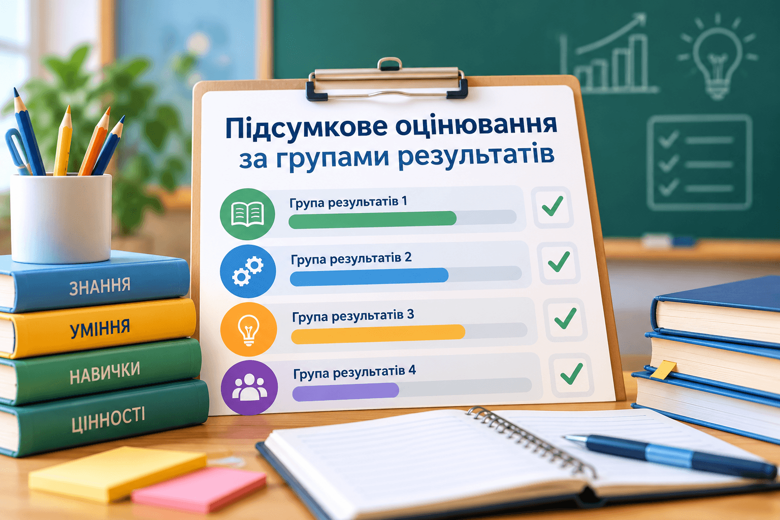 Підсумкове оцінювання_ чотири групи результатів